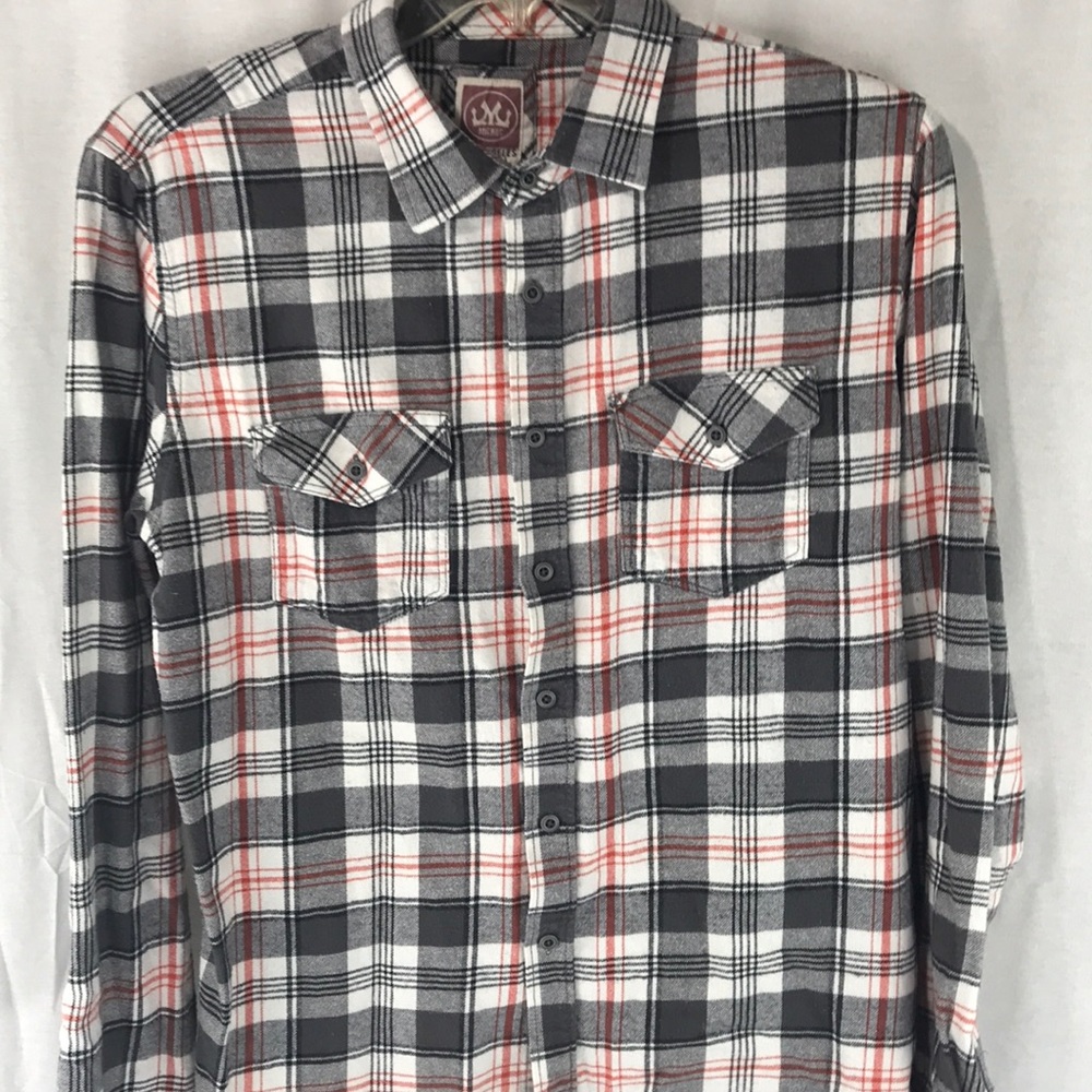Mircos Los Angeles Grey Checkered Flannel - Size L